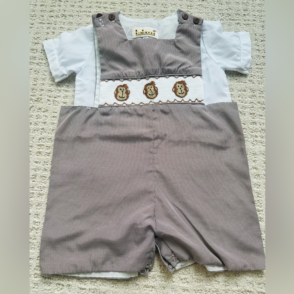 Babeeni Jon Jon With Monkey Smocking
